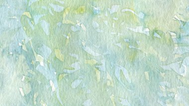 Mürekkepli suluboya el, arka planda ıslak tahıl kağıdı desenine leke lekesi çizdi. Mavi biege Pastel Renkleri. 