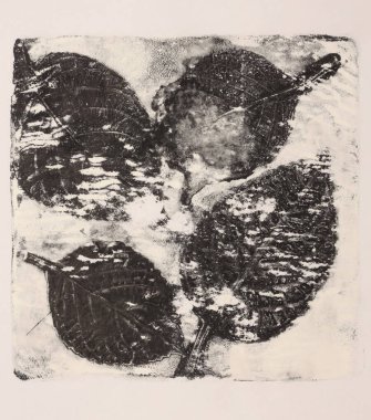 Siyah ve bej sanat soyut grunge mürekkep boya desen tahıl nokta leke Monotip kirli arkaplan.