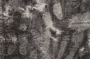 Siyah ve bej sanat soyut grunge mürekkep boya desen tahıl nokta leke Monotip kirli arkaplan.