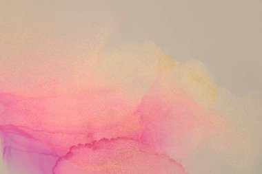 Duvar boyama kağıdının parıltılı dokusu. Soyut altın, nacre ve pembe bej mermer nötr arkaplan.