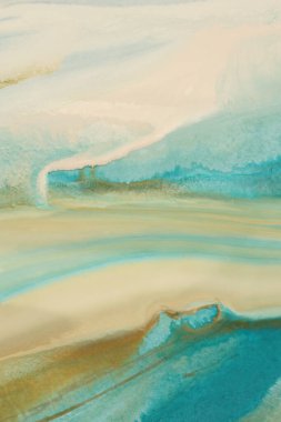 Art Suluboya, akrilik akış lekesi fırça darbesi boya lekesi. Soyut doku renk lekesi arkaplanı.