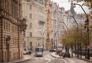 Günaydın Prag. Şehrin manzarası.