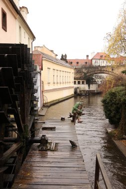 Prag ve Certovka 'nın eski bir kasabası