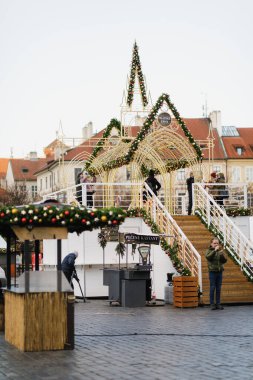 Prag 'da noel pazarı