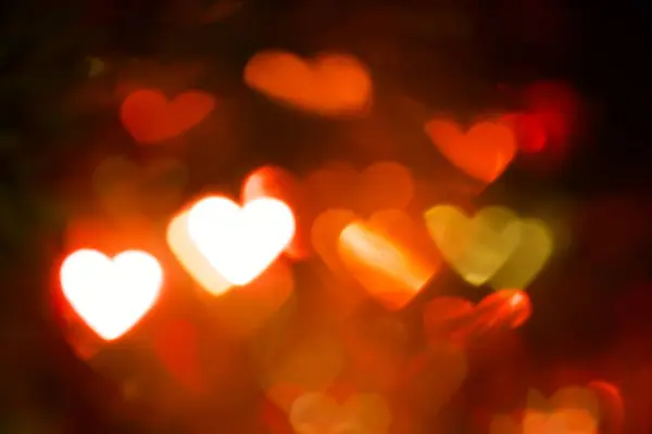 bokeh light heart background, valentine love