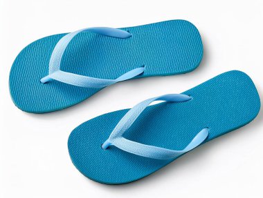 flip flop beyaz zemin üzerine