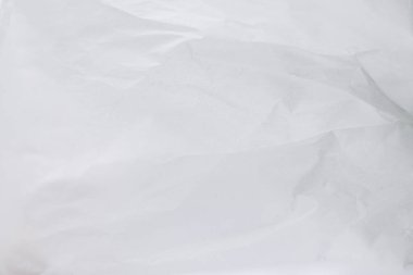 Buruşmuş beyaz kağıt arkaplan dokusu.