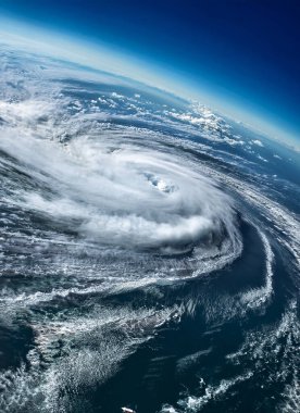 Fırtınanın yüksek çözünürlüklü görüntüsü. Bu görüntünün unsurları Nasa tarafından desteklenmektedir