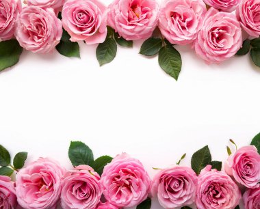 Pembe Gül çerçeve yaptı