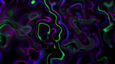 4k Multicolours Halloween Neon Background