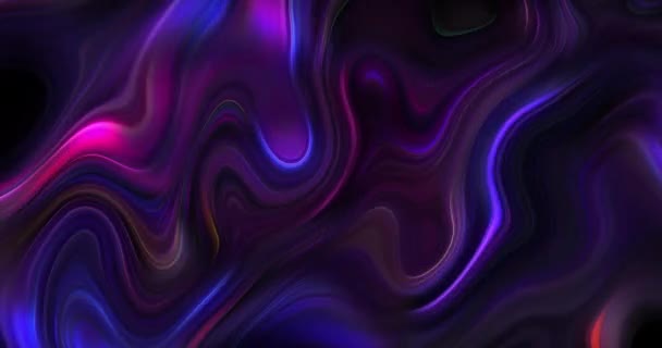 Black Fashion Abstract Liquid Dynamic Background — Video Stock