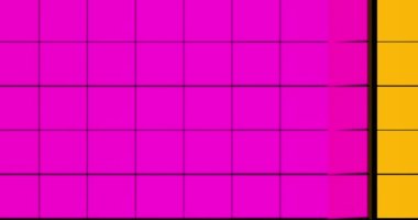 3d cube retro animation colour transition