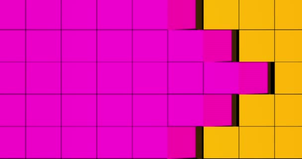 Cube Retro Multicolour Backgrounds — Stockvideo