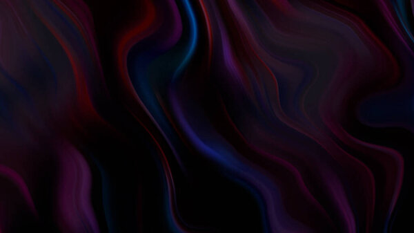 3d rendering space wave liquid neon dark magenta colour gradient splash background. Holography and web consept