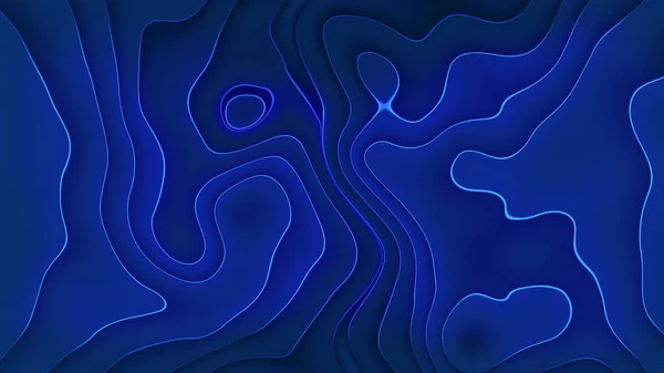 Візуалізація Сучасних Хвильових Смуг Фону Градієнтним Пурпуровим Бірюзовим Кольором Презентації — стокове фото