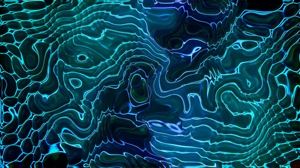 Weergave Van Abstracte Achtergrond Presentaties Met Gloeiende Turquoise Moderne Gradiënt — Stockfoto