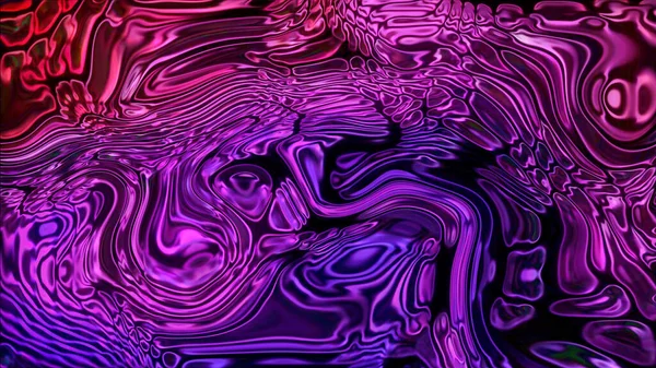 Рендеринг Абстрактних Фонових Презентацій Яскравою Різнокольоровою Хвилею Блискучі Рухомі Лінії — стокове фото