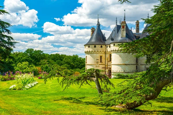 Замок Шомон Долине Луары Франции — стоковое фото