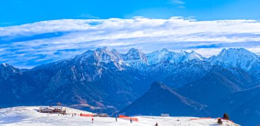 Avusturya 'nın Zell am bölgesindeki Lofer kayak merkezi