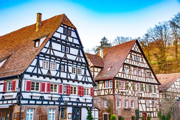Opactwo Maulbronn Badenia Wirtembergia Niemcy Wpisane Listę Światowego Dziedzictwa Unesco Zdjęcia Stockowe bez tantiem