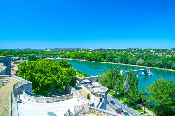 法国Vaucluse省普罗旺斯的Avignon城市景观 — 图库照片