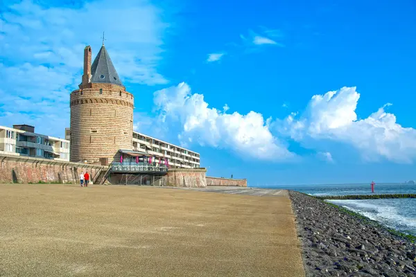 Vlissingen Torre Prisioneros Países Bajos Ciudad Junto Mar Del Norte Fotos de stock libres de derechos
