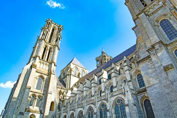 ラオン大聖堂 ノートルダム ローマカトリック教会は ラオンにあります Aisne オーズドフランス フランス 12世紀と13世紀に建てられた ロイヤリティフリーのストック画像