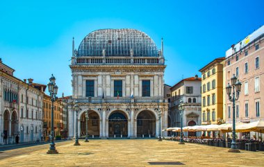 Piazza della Loggia, Brescia, Lombardy, İtalya