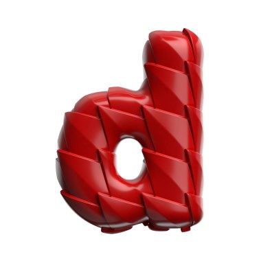 ejderha harfi D - beyaz arkaplanda izole edilmiş küçük 3d sürüngen ölçekli yazı tipi. Bu alfabe yaratıcı illüstrasyonlar için mükemmeldir ama sadece Çin 'in yeni yılı, mitleri ve video oyunları ile sınırlı değildir....