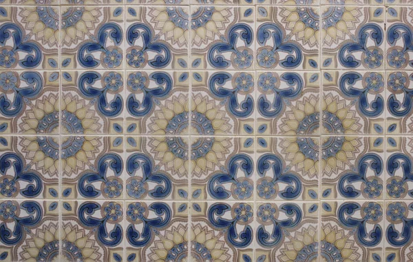Portuguese Tiles Facade South Portugal — Stock Photo, Image