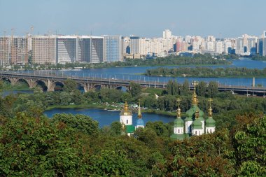 Vydubychi Monastery - historic monastery in Kyiv, Ukraine. Vydubitsky Monastery - one of oldest Orthodox monasteries in Kyiv