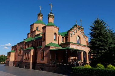 Holy Intercession Monastery, Goloseevsky Hermitage - skete of Kyiv-Pechersk Lavra, located in forest in south of Kyiv city, Ukraine. Place of monastic deeds