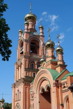 Holy Intercession Monastery, Goloseevsky Hermitage - skete of Kyiv-Pechersk Lavra, located in forest in south of Kyiv city, Ukraine. Place of monastic deeds