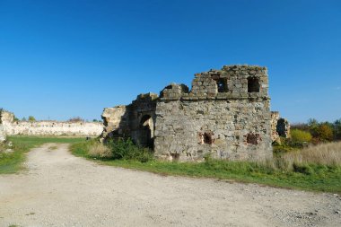 Pniv Castle - medieval historical object in Nadvornyansky district of Ivano-Frankivsk region of western Ukraine
