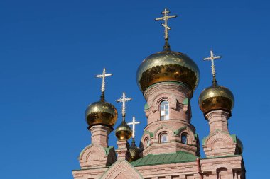 Tanrı 'nın Annesi İkon Kilisesi Hayat Veren Bahar, Kutsal Şefaat Manastırı, Goloseevsky Hermitage - Kyiv-Pechersk Lavra' nın çizimi