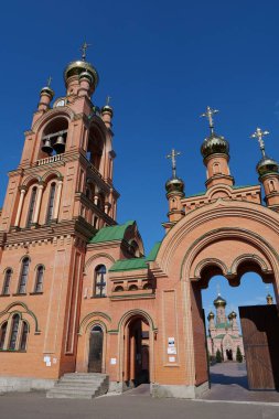 Holy Intercession Monastery, Goloseevsky Hermitage - skete of Kyiv-Pechersk Lavra, located in forest in south of Kyiv city, Ukraine. Place of monastic deeds