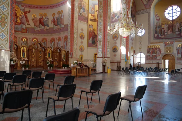 Kolomyia Ukraine August 2022 Ukrán Görög Katolikus Egyház Krisztus Átalakulásának — Stock Fotó