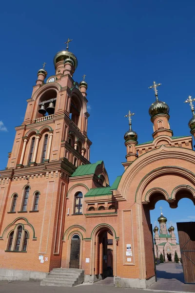 Holy Intercession Monastery Goloseevsky Hermitage Skete Kyiv Pechersk Lavra Located — стоковое фото