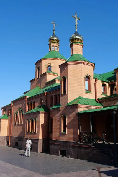 Holy Intercession Monastery Goloseevsky Hermitage Skete Kyiv Pechersk Lavra Located —  Fotos de Stock