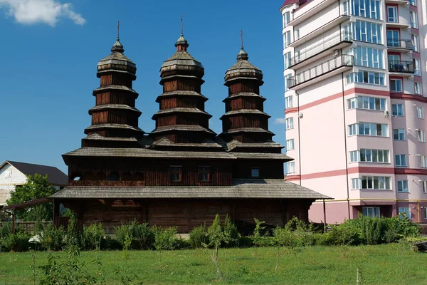 Temple Holy Spirit Ukrainian Autocephalous Orthodox Church Ivano Frankivsk City — Fotografia de Stock