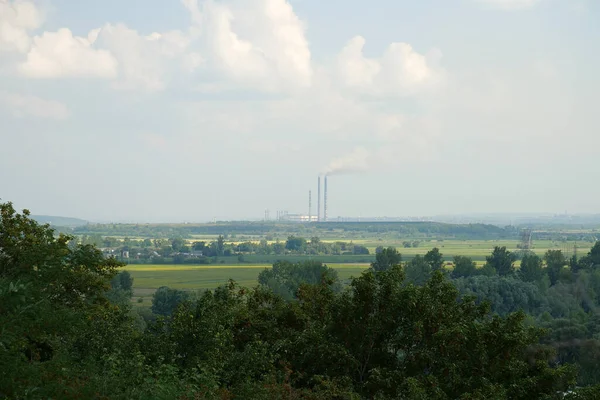 Heizkraftwerk Wärmekraftwerk — Stockfoto