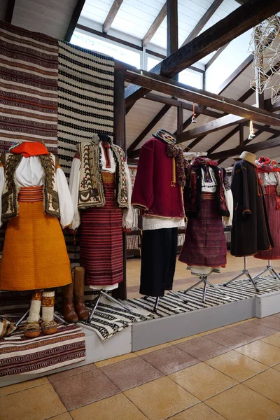Kolomyia Ukraine August 2022 Exhibition Ukrainian Old Traditional Folk Clothes — Stock Photo, Image