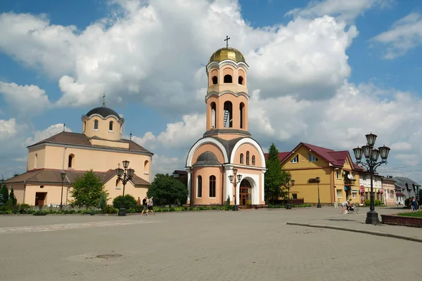 Halych Ukraine August 2022 People Church Nativity Christ Century Halych — Stock fotografie