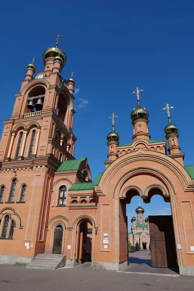 Holy Intercession Monastery Goloseevsky Hermitage Skete Kyiv Pechersk Lavra Located — Stock Fotó