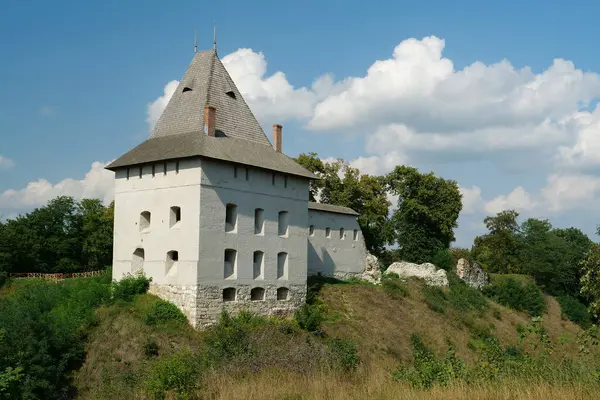 세기에 우크라이나 드네프르강에 성이었습니다 도시의 이름은 갈리시아의 역사적 Halych 리치아 — 스톡 사진