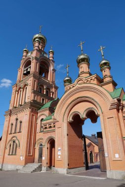 Holy Intercession Monastery, Goloseevsky Hermitage - skete of Kyiv-Pechersk Lavra, located in forest in south of Kyiv city, Ukraine. Place of monastic deeds