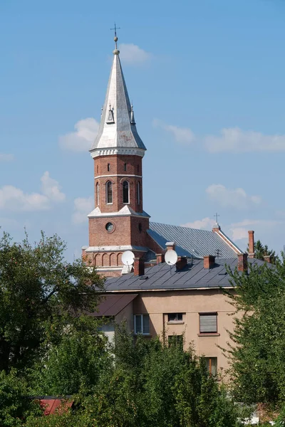 Santa Inácio Loyola Igreja Católica Romana Cidade Kolomyia Oeste Ucrânia — Fotografia de Stock