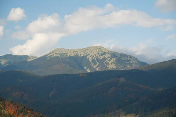 stock image Gorgany - mountain range in Western Ukraine in Outer Eastern Carpathians, adjacent to Chornohora range