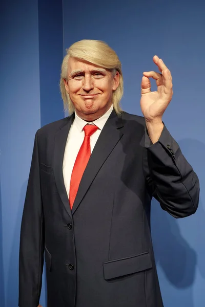Bukovel Ukrajina Října 2022 Vosková Figurka Donalda Johna Trumpa Amerického — Stock fotografie