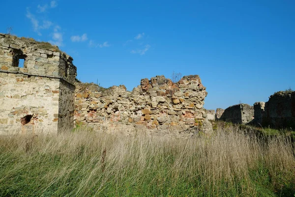 Stone Tower Pniv Castle Medieval Historical Object Ivano Frankivsk Region — Foto Stock